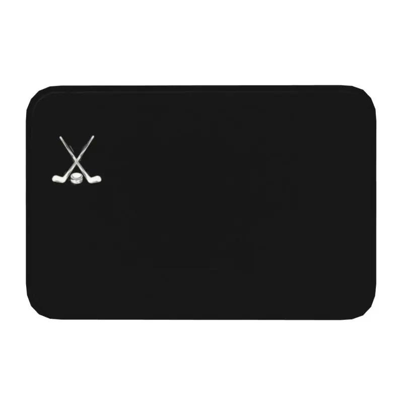 Hockey Door Floor Kitchen Bathroom Mats Anti-Slip Indoor Field Hockey Sticks Doormat Living Room Entrance Rug Carpet Footpad
