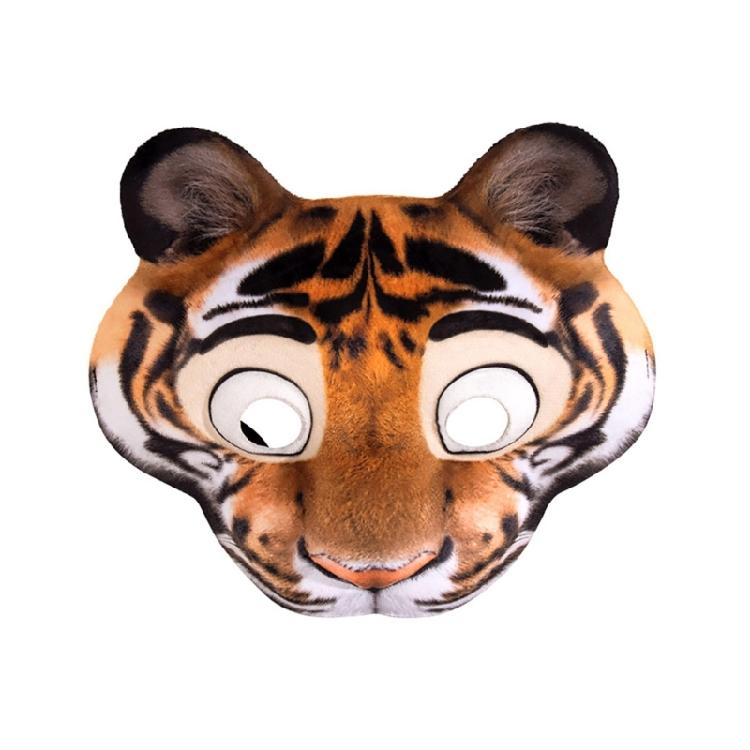 Cartoon Animal Masks For Children Elastic Adjustable Strap EVA Theater Costume Party Accessories Safe Halloween Celebration