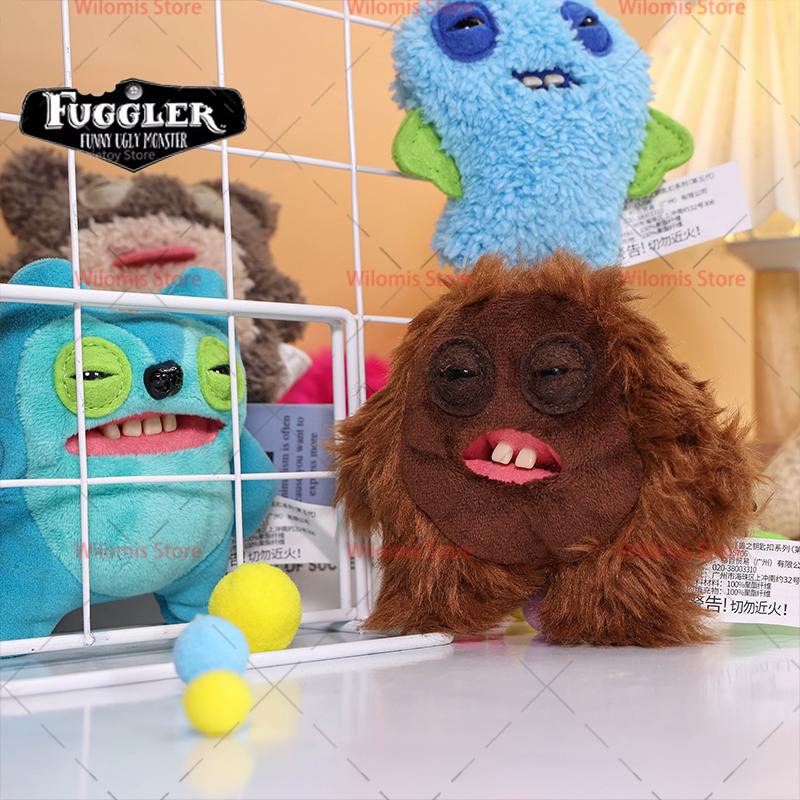 New Original Fuggler Ugly Teeth Monsters Plush Toys Fugglers Wide Eyed Weirdo Annoyed Alien Rabbit Peluche Dolls Pendants