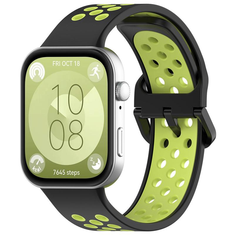 Silikon für Huawei Watch Fit 3 Armband Zubehör Sprot atmungsaktiv Ersatzband Correa Armband für Huawei Watch fit3 Band