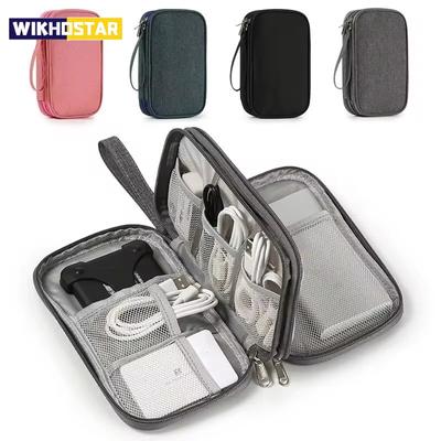 Portable Cable Organizer Waterproof Storage Bag for Power Bank Digital Cable Case Earphone Oxford Cloth Earphone Holder Case