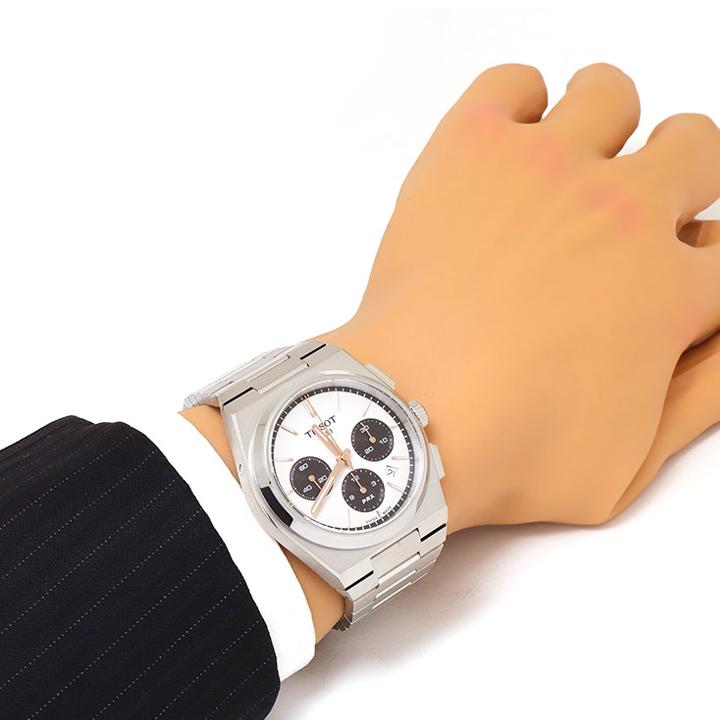 Tissot Colecția PRX Mișcare Mecanică Automată Ceasuri pentru Bărbați Ceas 42mm Cadran Alb Carcasă din Oțel Inoxidabil T137.427.11.011.00