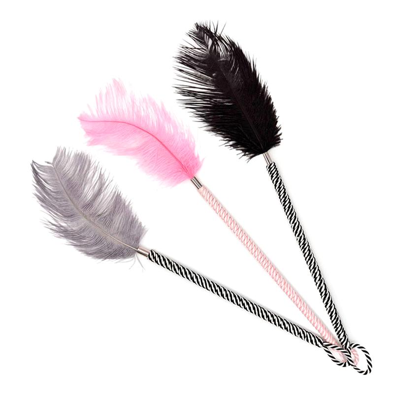 Flirting Clitoris Tickle Feather Erotic Whip Spanking Adult Sex Toys For Women Product Teasering Nipple Erotic Accessory