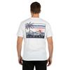 Hurley Mens Throwback Back Print T-Shirt