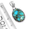 925 Sterling Silber Anhänger Damen Edelstein Handgefertigter Schmuck Ostergeschenk Blau Grün Lila Kupfer Türkis Perle Lapislazuli Perlmutt Vintage