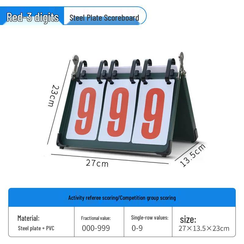 Vändbar poängtavla för basket & bordtennis