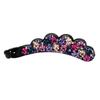 Korean Style Rhinestones Banana Clip Elegant Ponytail Holder Crystal Hair Claws  For Women Girls