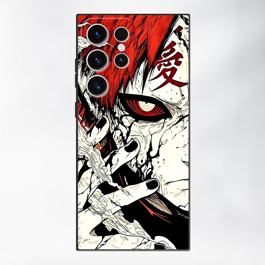 

Uchiha Itachi Gaara Black Soft Phone Cover Case for Samsung Galaxy S20 S25 Edge S21 FE S24 Plus S23 Ultra Galaxy S25