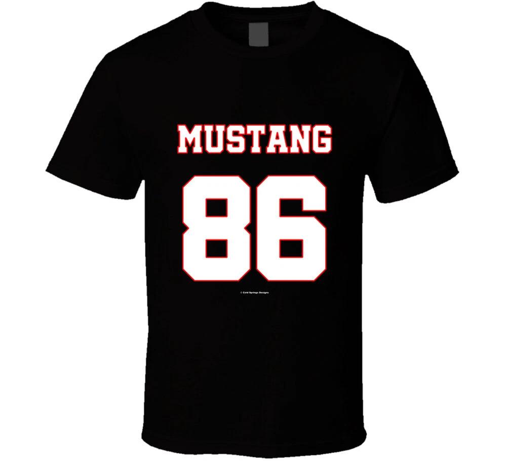

Mustang 86 Jersey Style Dark Shirt Poycar Gift T Shirt 4XL