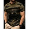Sommer Herren 3D-Druck Rundhals-T-Shirt