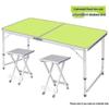 Portable Outdoor Folding Table & Chairs for Street Vendors and Camping