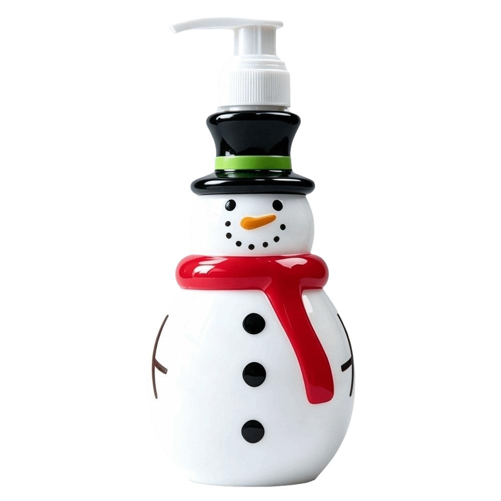 Santa Claus Lotion Dispenser Bottles Snowman Gel Hand Sanitizer Bottle Cosmetic Container Bathroom