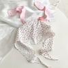 Cute Rabbit Ears Headscarf Hat Cherry Flossom Pattern Soft Cotton Hair Accessory For Women Adults Adjustable Headwear