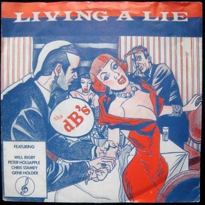 

7inch Record DBS Living A Lie ION1034 Albion Records 1982 UK Rock Used