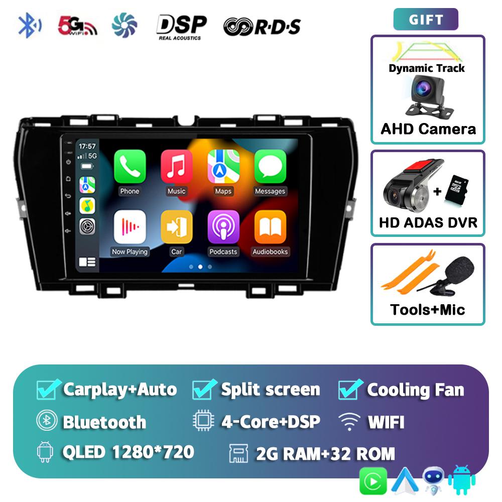 Android 14 Carplay Auto WIFI+4G Car Radio For SsangYong Tivoli 2019 2020 2021 Multimedia GPS Player Stereo 2din DVD Head Unit BT