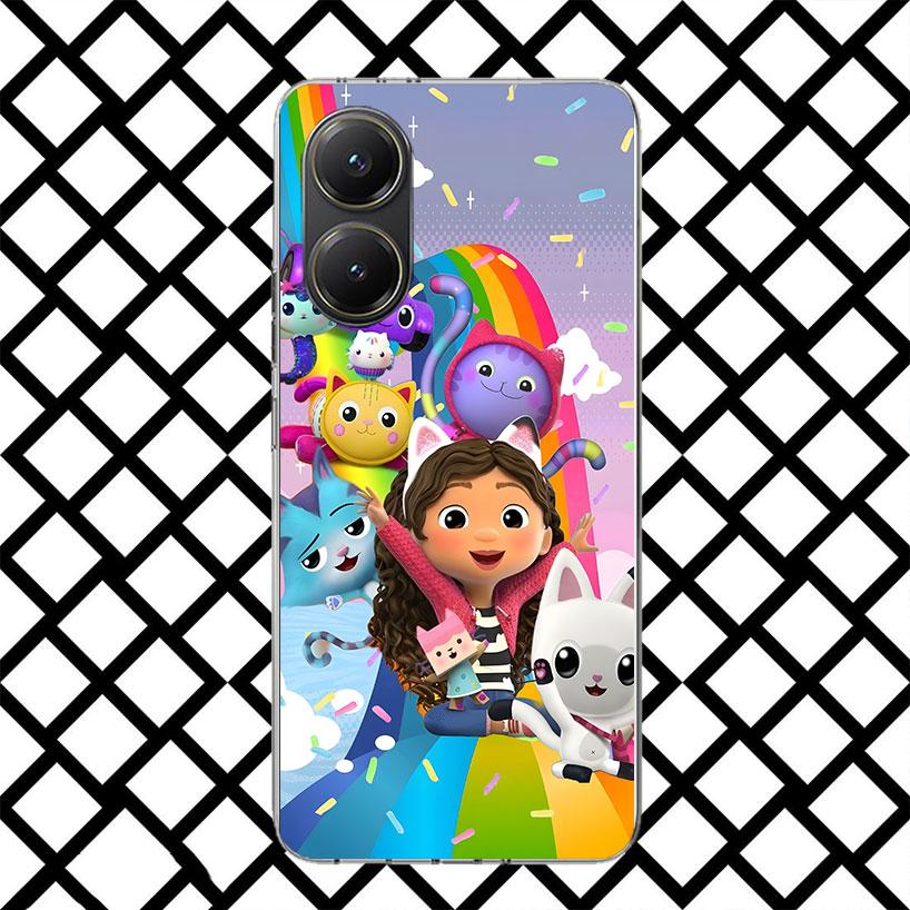 Cartoon Gabbys Dollhouse Phone Case for Xiaomi Poco F7 Ultra X7 X6 X5 Pro X4 Gt M8 M7 Redmi 15 15C 13 13C 12 12C Soft Cover Fund