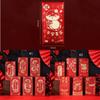 6pcs Cartoon 2025 Chinese Red Envelopes Traditional 2025 Snake Year Red Envelopes  Celebration Party