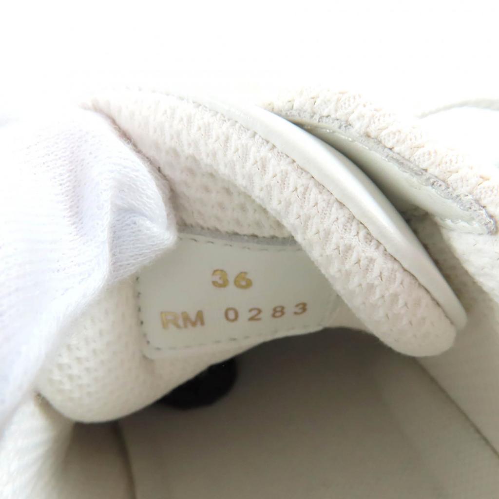 Tolle CELINE Sneaker Runner CR-02 Triomphe Logo-Aufnäher Leder 36 359483338C Gebraucht