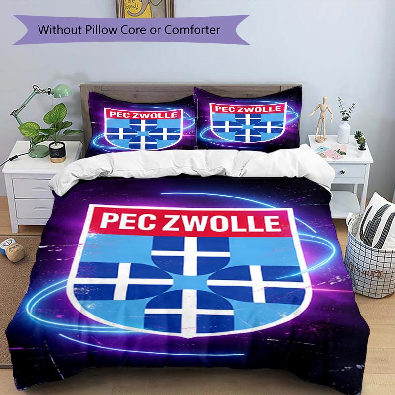 3pcs Duvet Cover Set (1*Duvet Cover + 2*Pillowcase, Without Core), PEC Zwolle Print Bedding Set, Bedroom Decor, All‑Season, Birthday Gift