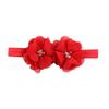 Solid Color Baby Headband, Flower Chiffon Rhinestone Floral Headband, Children's Flower Headband Hair Accessories