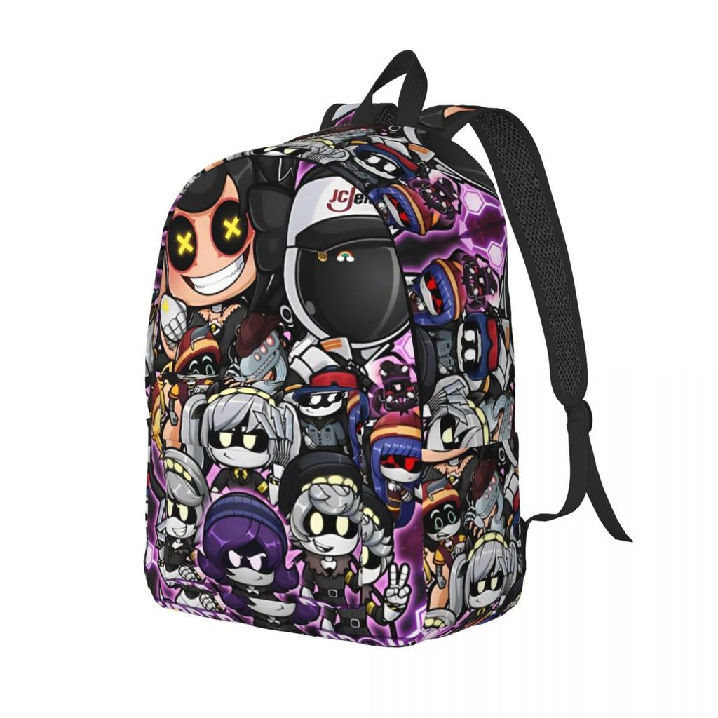 Murder Drones Horror Anime Backpack for Men Women Cyn J and N Teenage Student Business Daypack Laptop Canvas Bags Outdoor