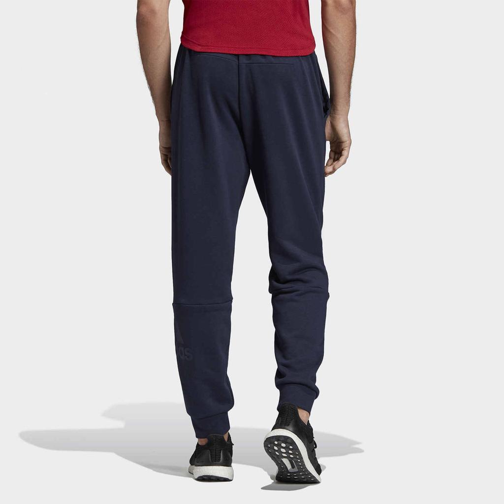 adidas Mittelhoch Lässig Kordelzug Bündchen Gestrickte Sporthosen Herren Unterteile Tintenblau EB5252
