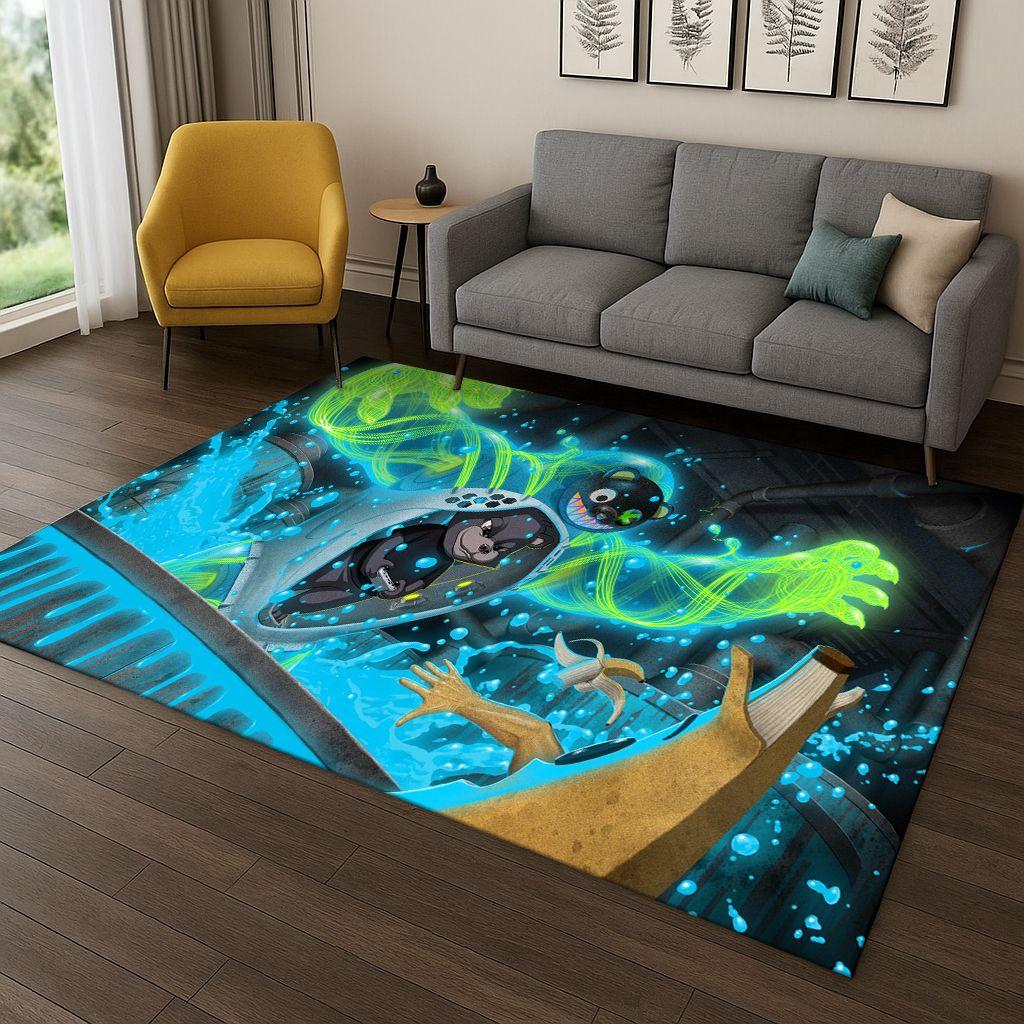 3D Kobercová rohožka s motivem hry F-Fortnite pro ložnici, obývací pokoj, pohovku, předsíň, dekorace do domácnosti, rohožka pro dětský herní prostor, protiskluzová, vánoční dárek