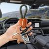 [YFFSFDC] Good Luck Keychain Horse Stylish Leather Product Cute Hanging