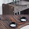 Solid Wood Cabinet Billiard Cue Rack