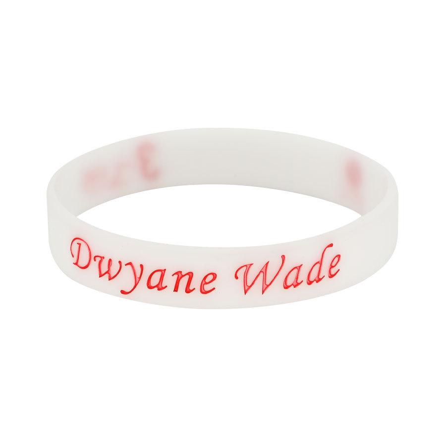 Douyin Popular NBA Star Signature Luminous Silicone Sports Bracelet/Wristband