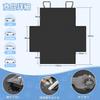 Mixsuper Car Trunk Seat Mat, Universal Waterproof Sheet for MPV, SUV, Large and Medium-Sized Vehicles, Luggage Mat, Pet Mat, Dog-Friendly, for Land Cr