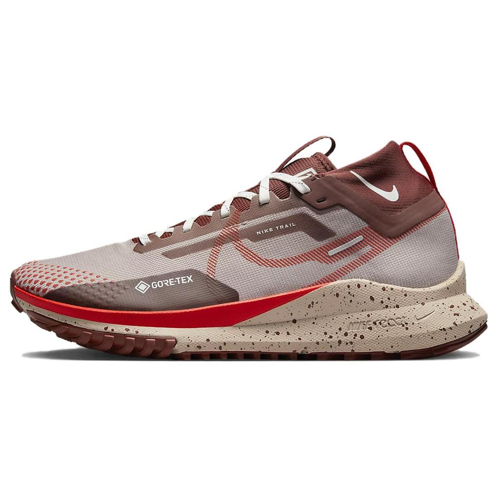 New Nike React Pegasus Trail 4 Gore Tex Diffused Taupe Dark Pony Sail Picante Red DJ7926-200