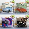 Cool C-Citroen Classic Pillow Case Plush Fabric Soft Double Sided Print Sofa Cushion Cover Throw Pillow Covers