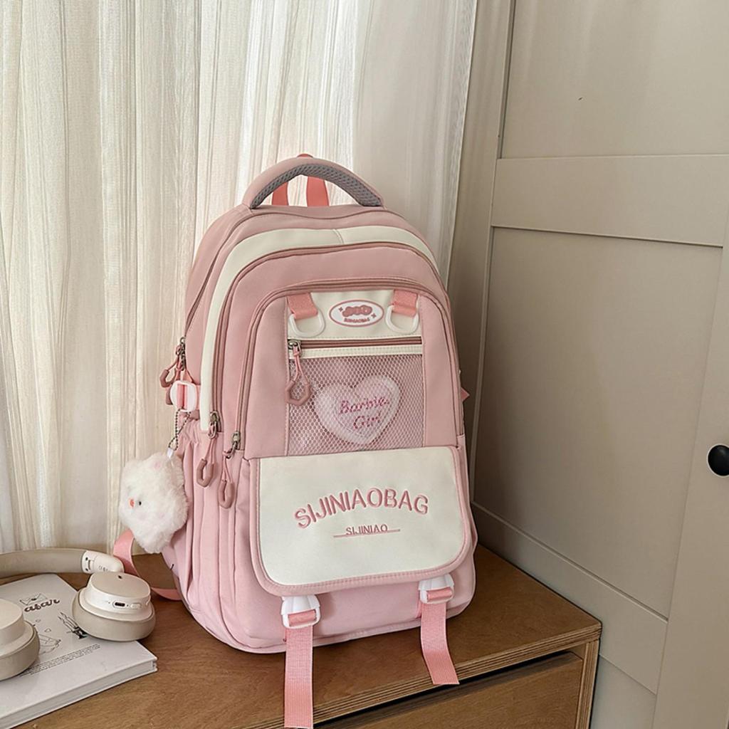 Korean Style Women's High School Backpack - Large Capacity Shoulder Handbag