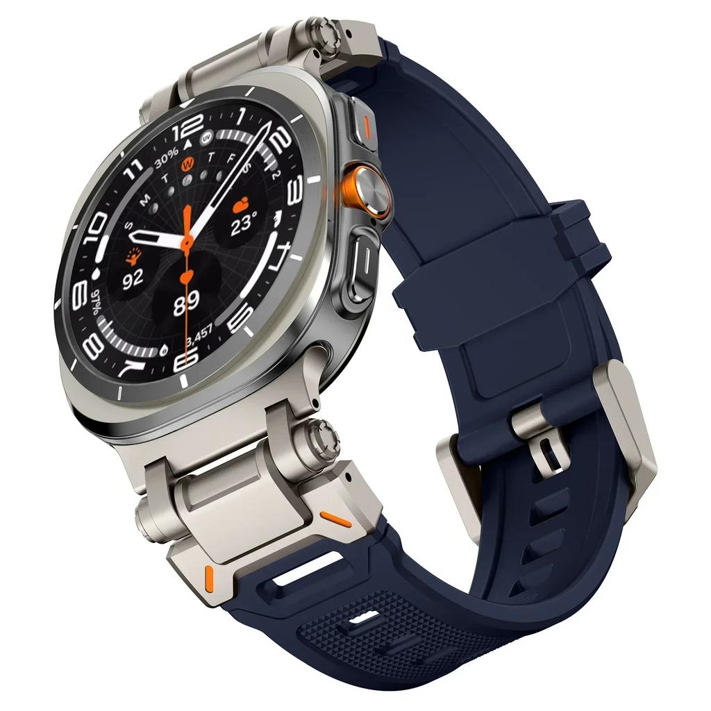 Rubber Strap for Samsung Galaxy 8 44mm 40mm 8 Classic 46mm Luxury Sports Band for Galaxy Ultra 2025 2024 Watchband Bracelet