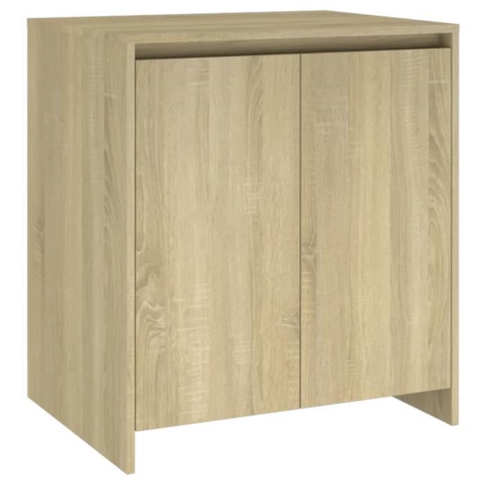 3098075 vidaXL Buffets 3 Pcs Sonoma Oak Engineered Wood