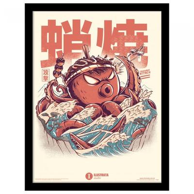 Takoyaki Attack Framed Poster