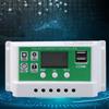 100A Solar Charge Controller 12 24V PWM Solar Panel Controller Battery Intelligent Regulator with Dual USB Port