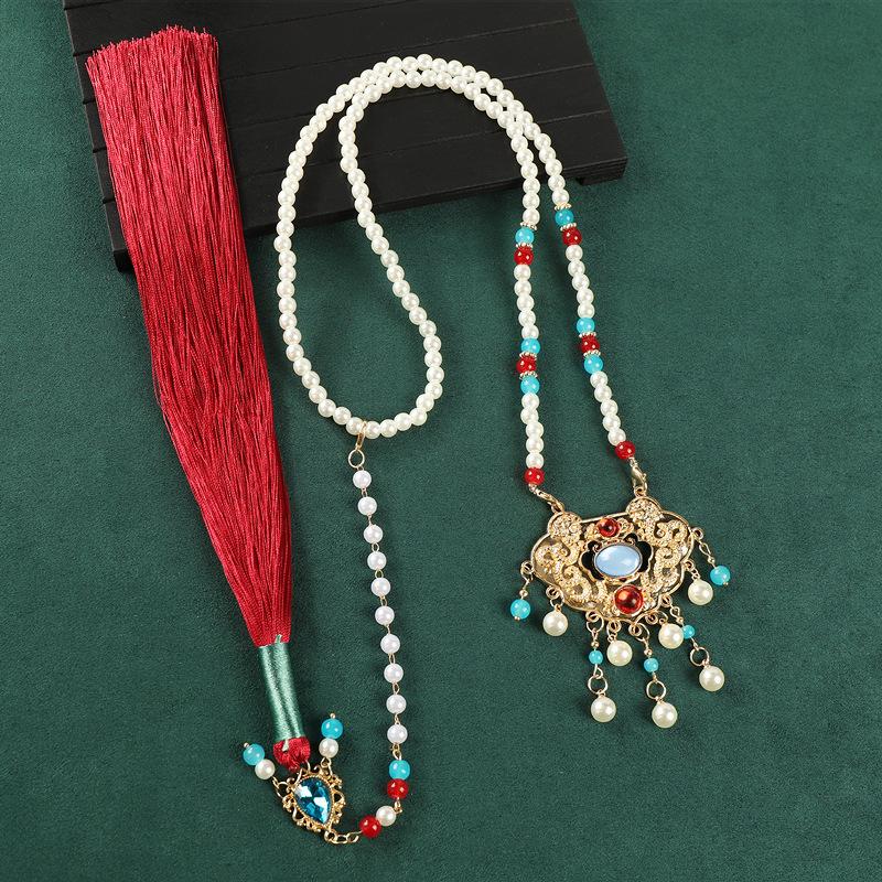 

Ханьфу Инло Задняя Кисть-Подвеска Новое Китайское Этническое Стиль Платье Лошади Ципао Национальный Стиль Застежка-Кнопка Аксессуары Женщины