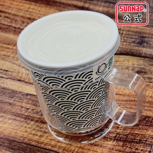 Sunnap Paper Cup Lids, 205ml (7 Oz), Fully Sealed, 73mm Diameter, Striped, 100 Lids, CR20100