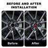 4 Stück 56mm Auto Styling Radnabenkappen Felgenabdeckung Abzeichen Emblem Radkappen für Mitsubishi ASX Lancer 10 Pajero Outlander L200
