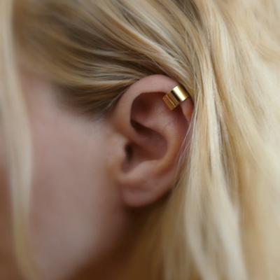 1Pair Simple Ear Cuff Clip-on Non Piercing Earrings Women Punk Party