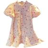 Girls Summer Vintage Qipao Dress Kids Stylish Hanfu Princess Gown Toddler Baby Chinese Traditional Clothing