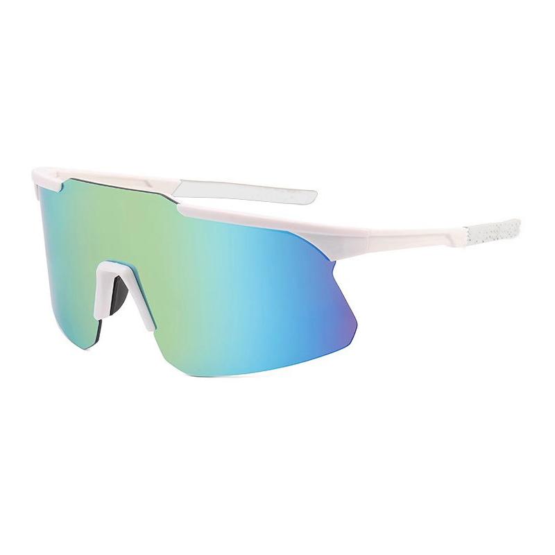 2pcs Mirror Lens Cycling Bike Sunglasses New Sports Sunglasses Outdoor Running Windproof Mountaineering Sunglasses Female UV400