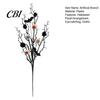 Halloween Eyeball Decorations Black Artificial Branches, Scary Eyeballs Picks with Bats Pine Decoration Branch Cones for Gothic Vase Filler,