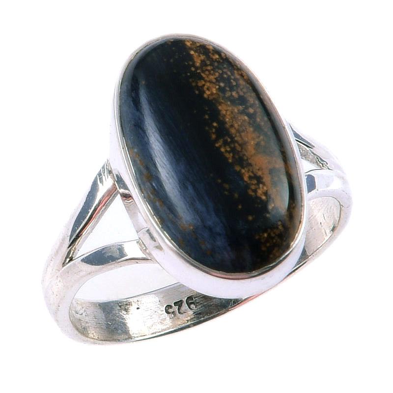 Natural Pietersite Gemstone Handmade 925 Solid Sterling Silver Ring Size 7 S2z03
