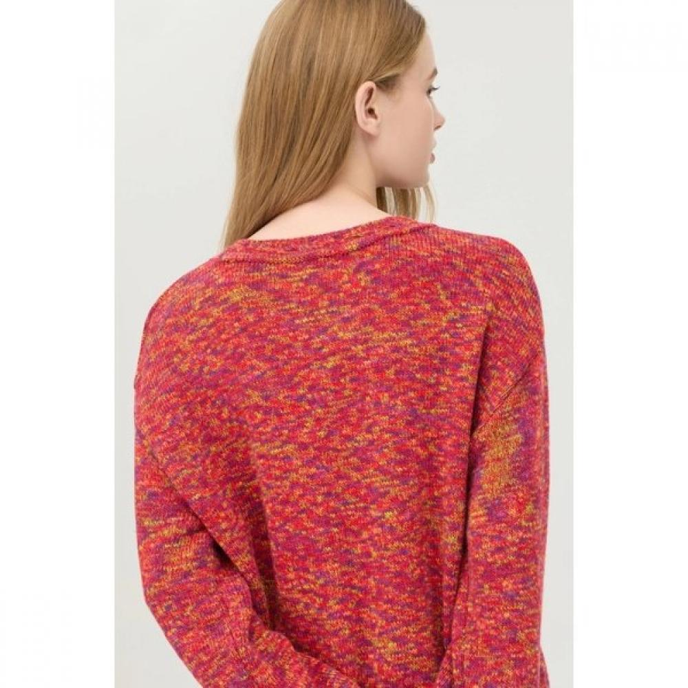 Benetton Jacquard Melange Knit Bakp53561