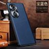 For Honor 200 100 90 80 70 60 Pro Litch Style Genuine Leather Case CD Pattern Full Camera Lens Protection Matte Soft TPU Cover
