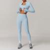 JYL Naked Yoga Set Professional Gym Three Piece Fitness Outfit