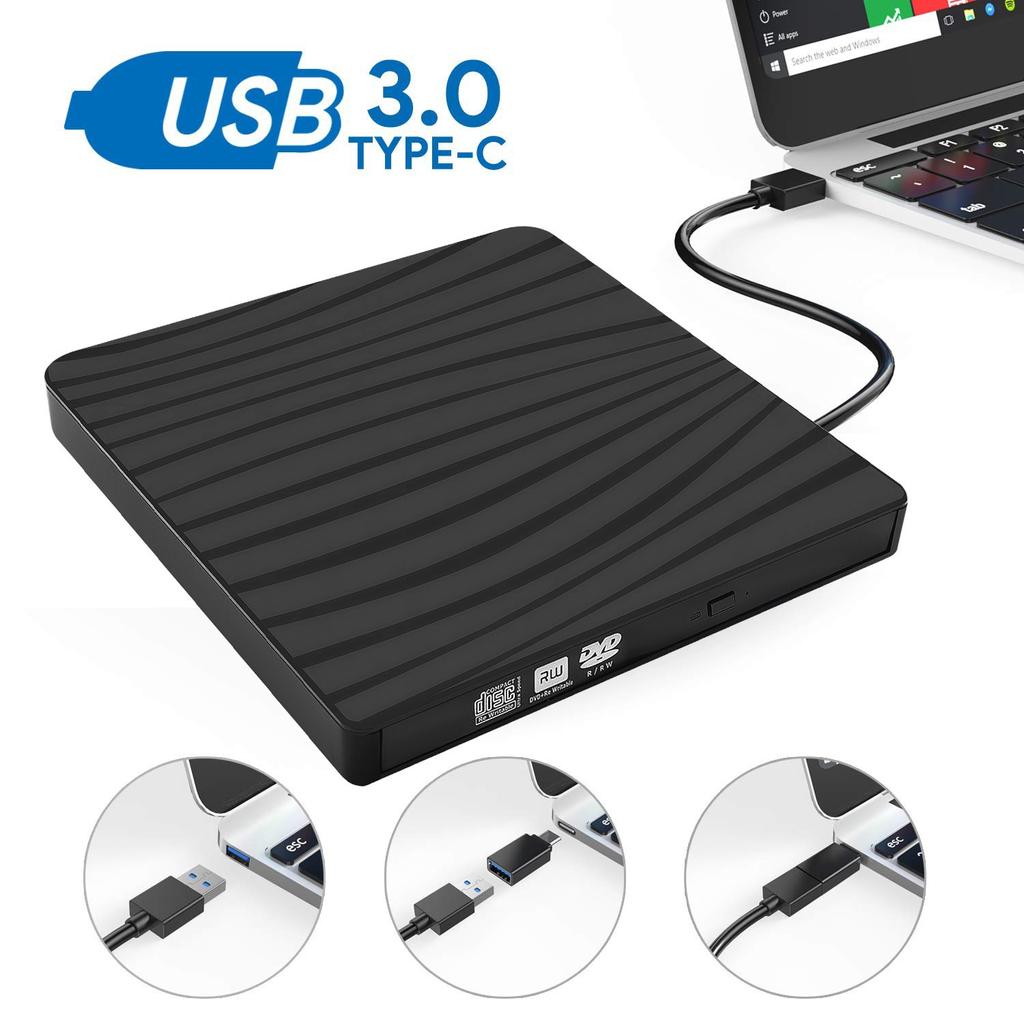 USB 3.0 Type-C ultratenká externí DVD vypalovačka vysokorychlostní čtecí přehrávač stolní notebook univerzální